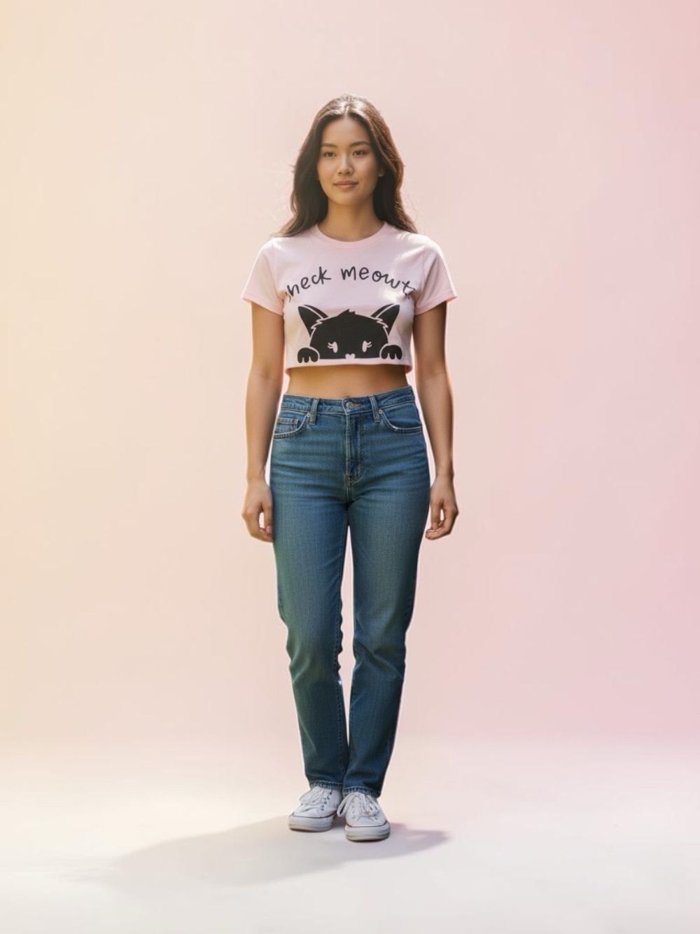 Check Meowt Crop Top M
